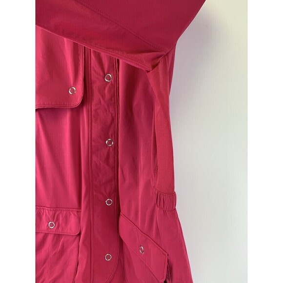 BOGO Brooks Silver Bullet Jacket Pink Zip Snap Shelter Tech Lightweight 220619 L - Picture 7 of 15